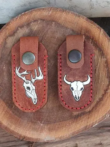 Victorinox mini leather sheath, classic sd pocket knife, swiss knife handmade genuine leather, leather keychain, leather case $35.00