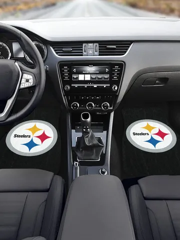Pittsburgh Steelers Front Car Floor Mats Set of 2 $69.97