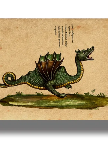 An ancient Dragon from the Monstrorum Historia. $21.00