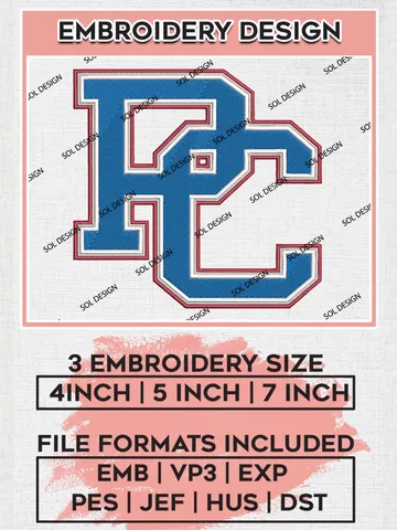 Presbyterian Blue Hose Logo Machine Embroidery Design, NCAA Presbyterian Blue Hose Embroidery Design Design files, NCAA Embroidery Designs, NCAA Machine Embroidery Designs, Digital Download $6.99