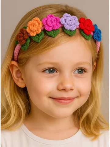 Crochet Hair Clips Bundle, Floral Bow & Daisy Clip Tutorials, Stylish Hair Clips for Kids and Babies, Gift for Craft Lovers $20.00