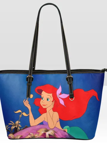Little Mermaid Leather Tote Bag $60.00