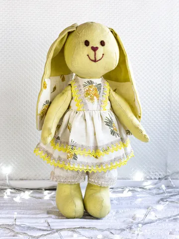Ethically-made Linen Toys for Sustainable Playtime - Shop Now/ Bunny Rabbit $65.00