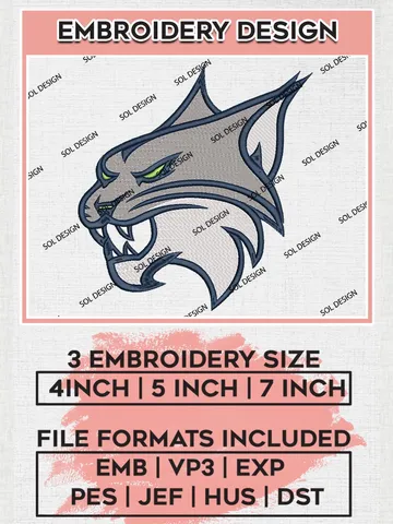WNBA Minnesota Lynx Mascot Logo Embroidery Files, WNBA Minnesota Lynx Team Embroidery Designs, WNBA Basketball Teams, 3 sizes, Machine embroidery designs, Digital Download $6.99