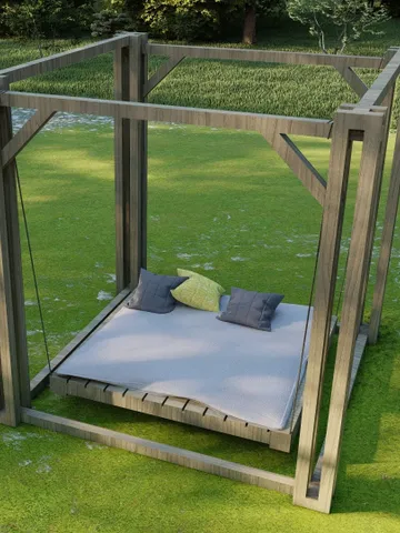 Freestanding Hammock DIY Plans, Outdoor Patio ,Gazebo Project Blueprints with Material ,Cut list $12.62