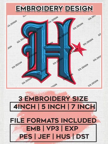 NFL Houston Texans Wordmark Embroidery Design Files, NFL Texans, NFL Embroidery Designs, NFL Houston Texans Machine Embroidery Design, Digital Download $6.99