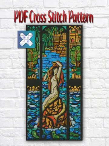 The Prefect Bathroom Cross Stitch Pattern, Hogwarts Cross Stitch PDF Chart, Harry Potter Cross Stitch Pattern $5.00