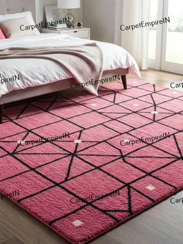Exquisite 8x10 area rug, pink area rug – Soft Plush, Organic Shape, Earthy Tones – Available in Multiple Size 4x6,5x7,6x9,8x10,9x12,10x14... $233.80