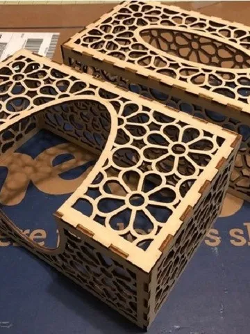 Digital Template Cnc Router Files Cnc Gift Box Files for Wood Laser Cut Pattern $7.50