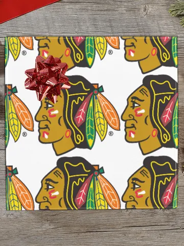 Chicago Blackhawks Gift Wrapping Paper $24.97