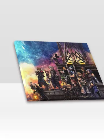 Kingdom Hearts Frame Canvas Print $24.00
