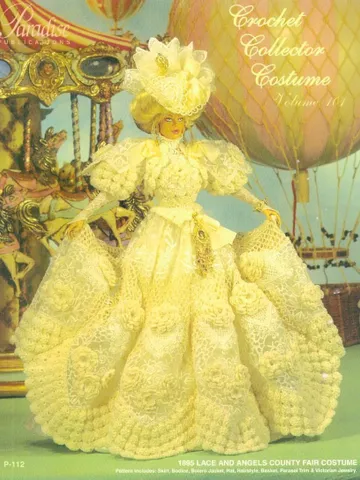 Barbie Dress Crochet Pattern Vintage for Dolls 11-1/2" Digital Download PDF $2.50