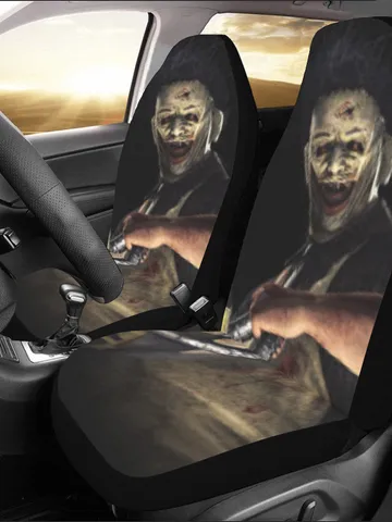 Leatherface Car Seat Covers Set of 2 Universal Size $69.97