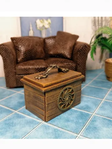 Dollhouse box. Miniature box.Dollhouse accessories. $39.00