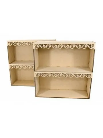 Digital Template Cnc Router Files Cnc Set of Shelves Files for Wood Laser Cut Pattern $6.50