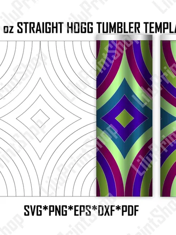 Burst tumbler template svg for 30 oz Hogg Straight Skinny Tumbler, Crossing Boujee X template Tangram svg Geometric tumbler instant download $2.71
