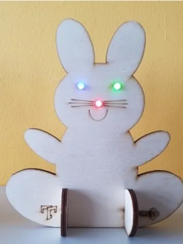 Digital Template Cnc Router Files Cnc Easter Bunny Files for Wood Laser Cut Pattern $7.50