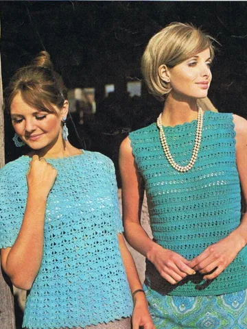 Top crochet pattern, top knitting pattern, set women ladies top pdf instant download lace top pattern $6.68