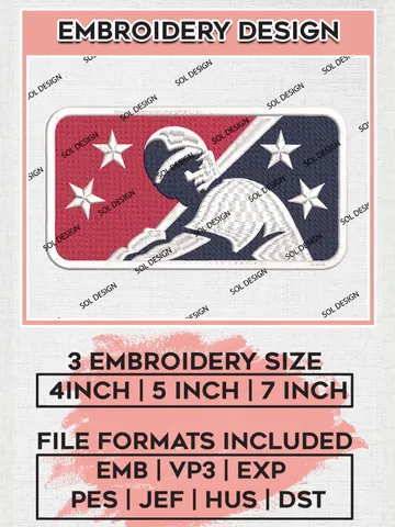 MiLB Embroidery Design Files, MiLB Logo, Minor League Baseball Logo Embroidery Designs, MiLB embroidery designs, Machine embroidery designs, Digital Download $6.99
