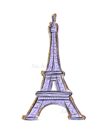 Eiffel Tower png, Eiffel Tower clip art, Eiffel Tower illustration, Fashion art, Fashion Clipart, Fashion print, Paris clip art, Paris png $3.00