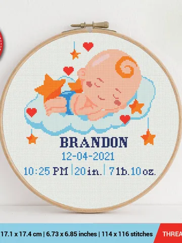 Baby Shower Boy Girl and Alphabet Cross stitch pattern | Embroidery Pattern | Instant Download | Embroidery Designs $6.40