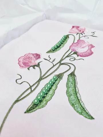 The set of designs in the technique of art embroidery "Sweet peas" $27.72