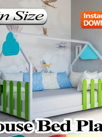Montessori Bed Plan, Twin Size, PDF, DIY $14.95