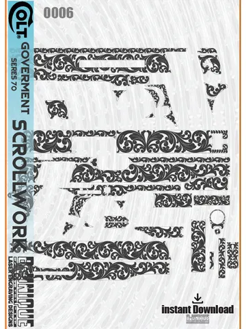 Colt Government series 70 final Scrollwork