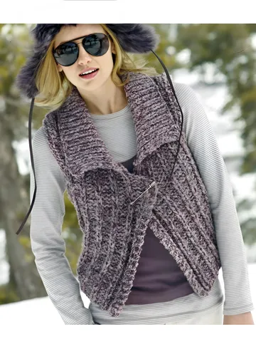 Waistcoat vest knitting pattern women crop top sleeveless cardigan pattern instant download $6.68