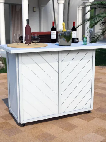 DIY PDF Folding Bar, Collapsible Bar, Portable Bar, Foldable Bar Plan, Coffee Bar, Birthday Bar, Event Bar, Food Bar Plan $10.95