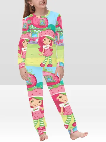 Strawberry Shortcake Kids Girls Pajamas Set, PJ Set pajama loungewear sleepwear $72.00