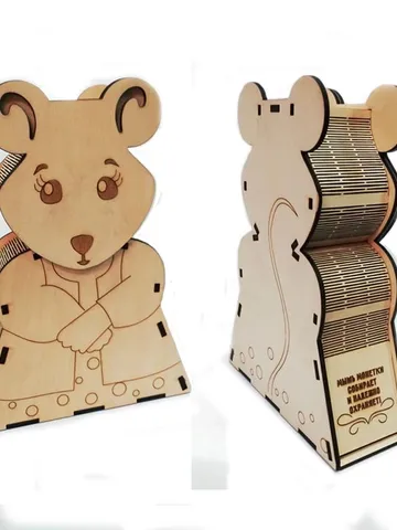 Digital Template Cnc Router Files Cnc Box-Mouse Files for Wood Laser Cut Pattern $6.50