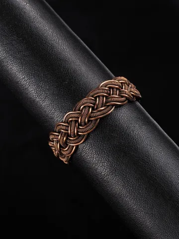 Copper wire wrapped bracelet for woman 7th Anniversary gift Small size bracelet $67.00