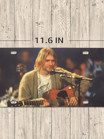 Kurt Cobain License Plate $24.97