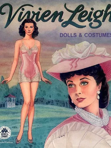 Paper Doll Vivien Leigh's Digital Download PDF $2.50