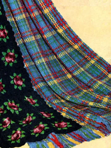 Crochet Pattern Vintage Afghan Highlander Home Digital Download PDF