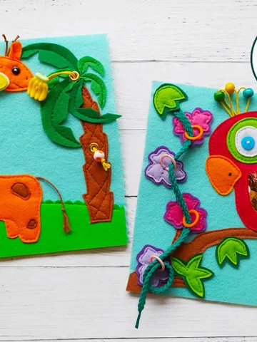 Felt Quiet book Pattern pdf , Felt book pattern , Soft sensory book tutorial, Activity book sewing ideas for toddler 2, 3, 4 year old $9.09