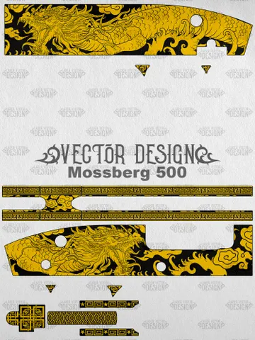 VECTOR DESIGN Mossberg 500 Dragon $130.00