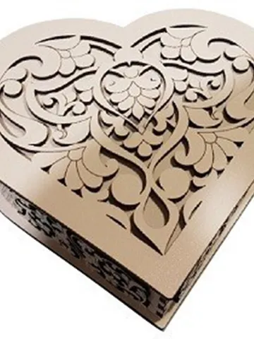 Digital Template Cnc Router Files Cnc Gift Box Files for Wood Laser Cut Pattern $7.50
