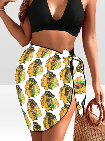 Chicago Blackhawks Beach Sarong Wrap $29.97