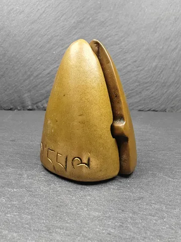 Old Guru Dewa Chenpo Guru Rinpoche Tsa Tsa Mold: Tibetan Buddha Statue Maker for Ritual Sacred Art & Offering