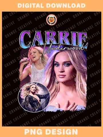 Ca.rrie Underwood Singer Retro Bootleg T-shirt PNG, 90s Bootleg Template, Graphic Ca.rrie Underwood PNG Files, Custom Bootleg Hip Hop Rap Tee, Digital Download $4.99