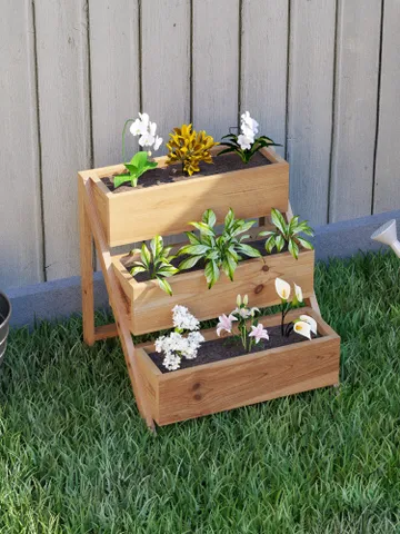 Tiered Planter Plans, PDF, DIY $4.95