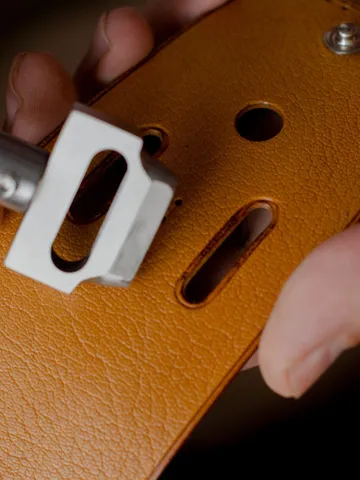 Oval Leather Hole Punch Cutter Set: Belt Hole Tool