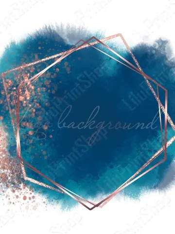 Teal Logo Background Png Watercolor teal logo design Teal and rose gold logo design Teal and rose gold confetti logo Teal logo png Navy logo $2.85