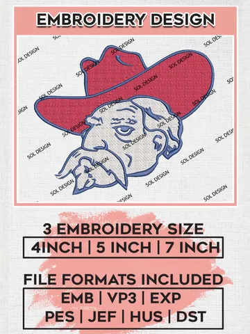 Ole Miss Rebels Embroidery Designs, NCAA Logo Machine Embroidery Files, NCAA Ole Miss Rebels Logo, NCAA Embroidery Designs, Machine Embroidery Designs, Digital Download $6.99