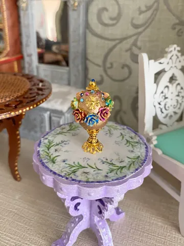 Faberge egg. Easter Egg. Miniature. 1:12. $45.00