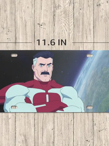 Omni-Man License Plate $24.97