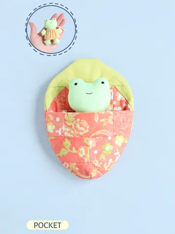 2 PDF Pocket Frog and Strawberry Sewing Patterns Bundle $8.00