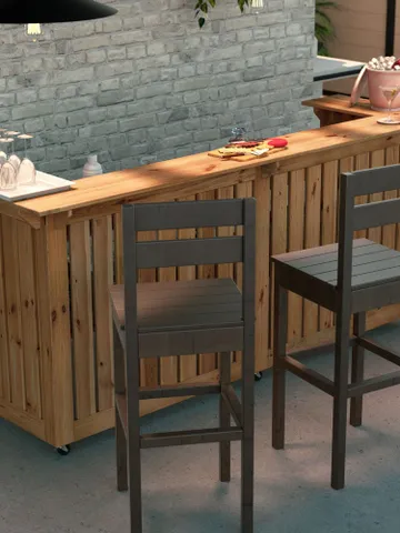 Outdoor Bar Plans, Bar Stool Plans, PDF, DIY $14.95